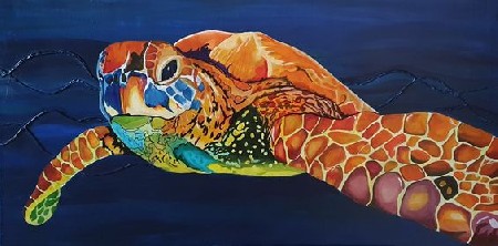 'Sea Turtle 100x50 ' in Grossansicht