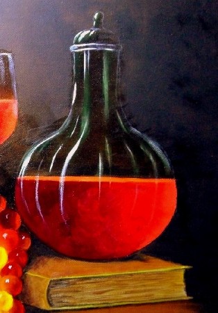 'Stillleben Obst und Wein' in Grossansicht
