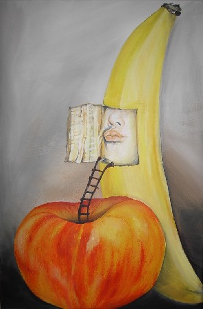 'Kiss the banana' in Grossansicht