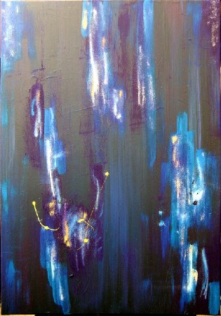 'Komposition in blau' in Grossansicht