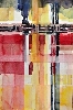 'Panoramablick Sept 2012 Aquarell auf Btten 35 x53 cm ' in Vollansicht