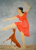 Werk 'Bild 513 Dame mit Hund, Ausdruckstanz ' von 'Hans-Joachim Salchow'
