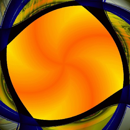'Orange Whirl' in Grossansicht