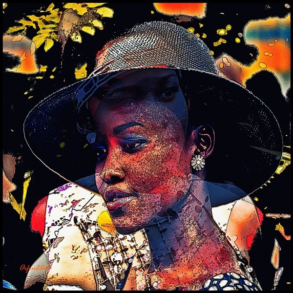 Werk 'Lupita Amondi Nyong`o II' von ' Orfeu de SantaTeresa'