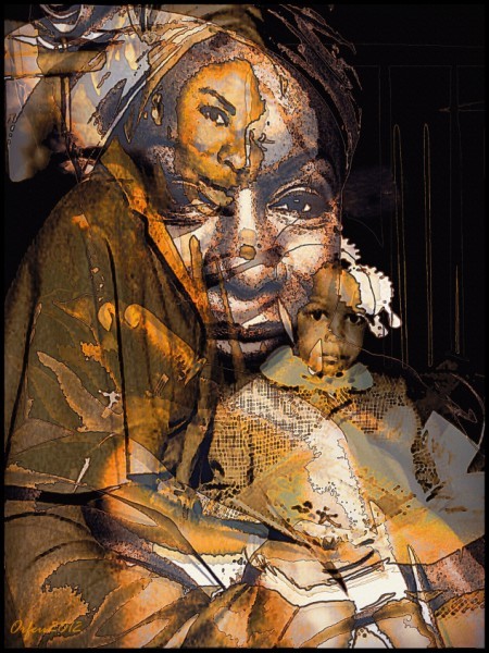 Werk 'Nina Simone ' von ' Orfeu de SantaTeresa'