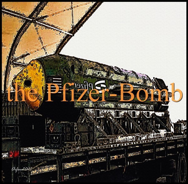 Werk 'the Pfizer-Bomb ' von ' Orfeu de SantaTeresa'