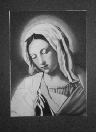'Betende Maria,Giovanni Battista Salvi-1609-1685 ' in Grossansicht
