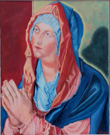 'Betende Maria nach A.Drer- ' in Grossansicht