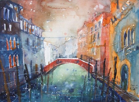 'Venedig im Morgenlicht' in Grossansicht