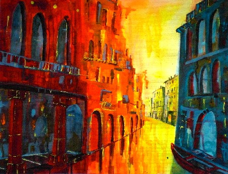 'Venedig in Acryl' in Grossansicht
