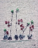 Werk 'Flower Wall ' von ' DIVAL'