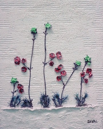 'Flower Wall ' in Grossansicht