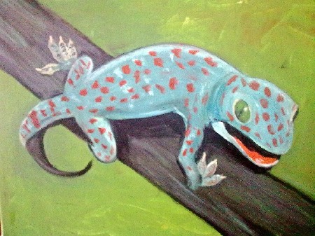 'Bitte lcheln,,,Gecko' in Grossansicht