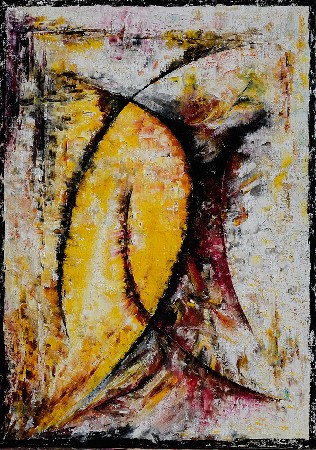 '53 'Der Spiegel oder Ja, Liebes, das bist Du', 70x50, Aug.2014, 800,- ' in Grossansicht