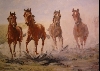 Pferdestampede  von Gerhard Paul Richter