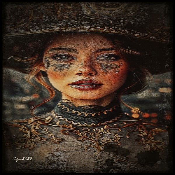 Werk 'vintage 1708 ' von 'Orfeu de SantaTeresa'