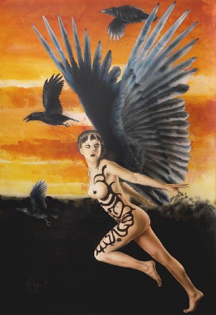 'Crow angels III ' in Grossansicht