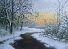 Winter am Bach von Peter Kempf