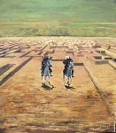 Zwei Reiter in der Wüste