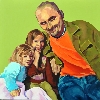 Vater mit Töchtern  von Helga Graf
