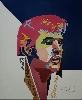 a 10 2 x Elvis lfarbe auf Profi lmalblock 50 x 60 cm ohne Rahmen  von Helmut Chlada