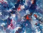 a 13 (1) Acryl auf leinwand mit Keilrahmen 90 x 70 cm Sturmflut - Kopie 