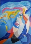 41  der Augenblick  Acryl auf Leinwand mit Keilrahmen 60 x 80 cm