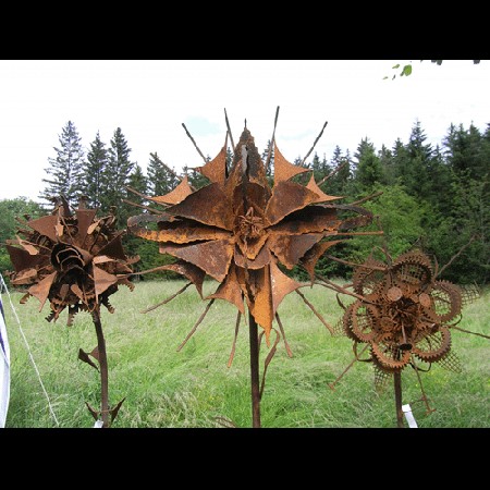 'Metallblume' in Grossansicht