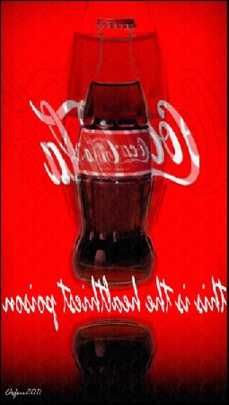 'CocaCola ' in Grossansicht
