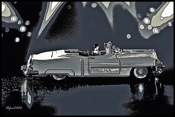 Werk 'Cadillac Eldorado - 6,5 L Convertible-1954-III-sw ' von ' Orfeu de SantaTeresa'