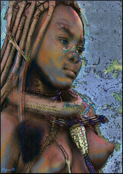 Werk 'africano 16 ' von ' Orfeu de SantaTeresa'
