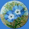 Blaue Blumen von Petra Uszick