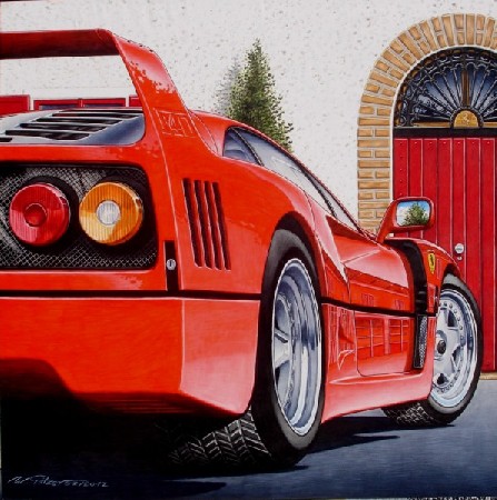 'Ferrari F40 in 1:1' in Grossansicht