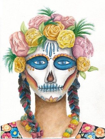 'La Catrina ' in Grossansicht