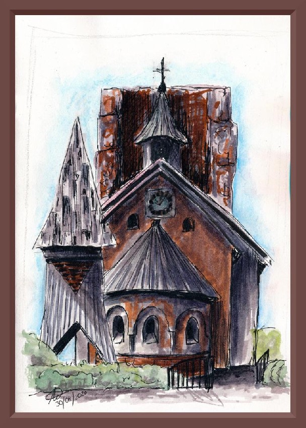 Werk 'Alte Kirche St. Salvador' von 'Alexandra Haise'