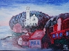 Blaue Stunde in Lietzow von Malerfrst von Rgen