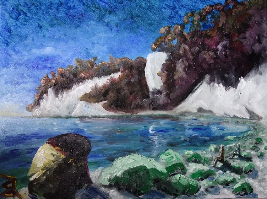 Werk 'Piratenschlucht ' von 'Malerfrst von Rgen'