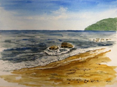 'Strand bei Binz ' in Grossansicht
